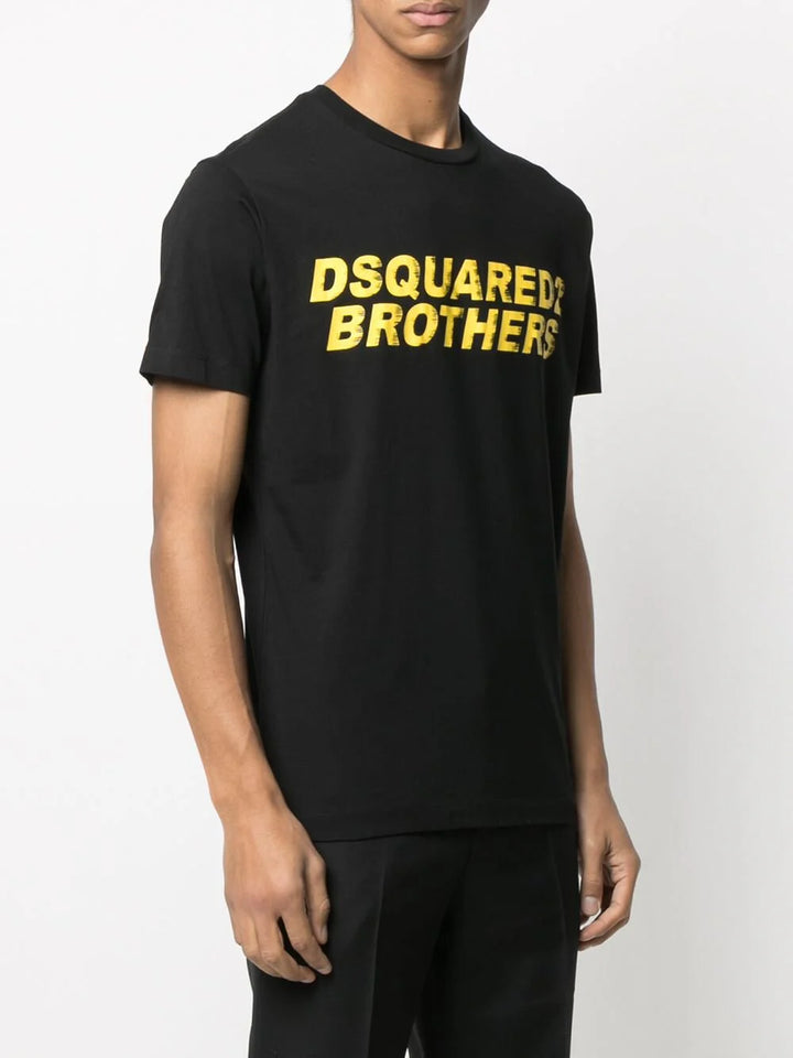 Dsquared2 yellow print t-shirt