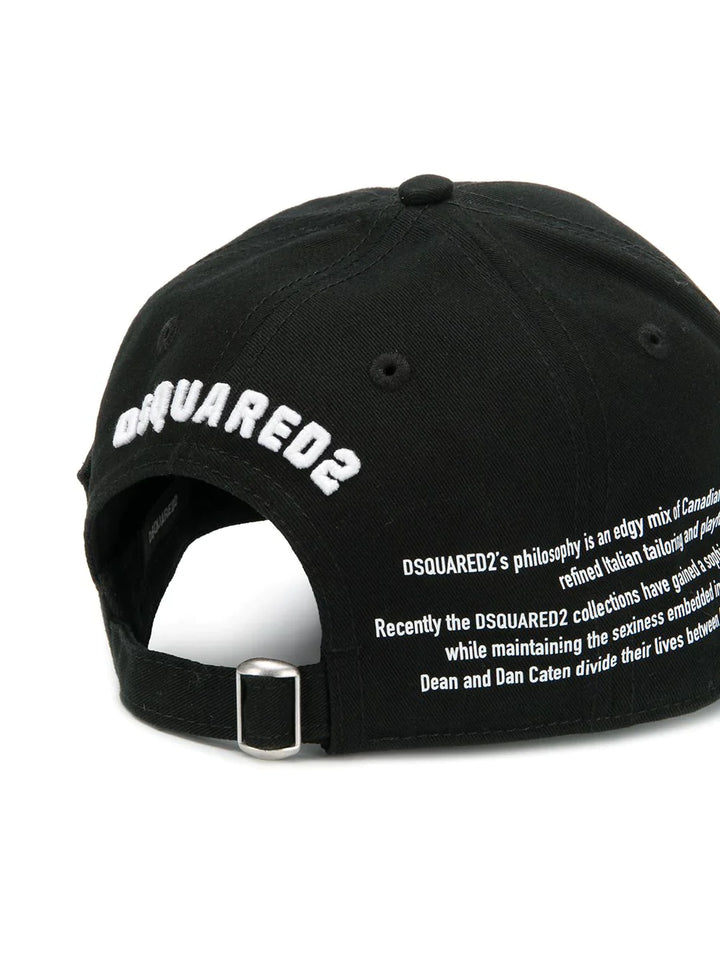 DSQUARED2 EMBROIDERED ICONIC CAP