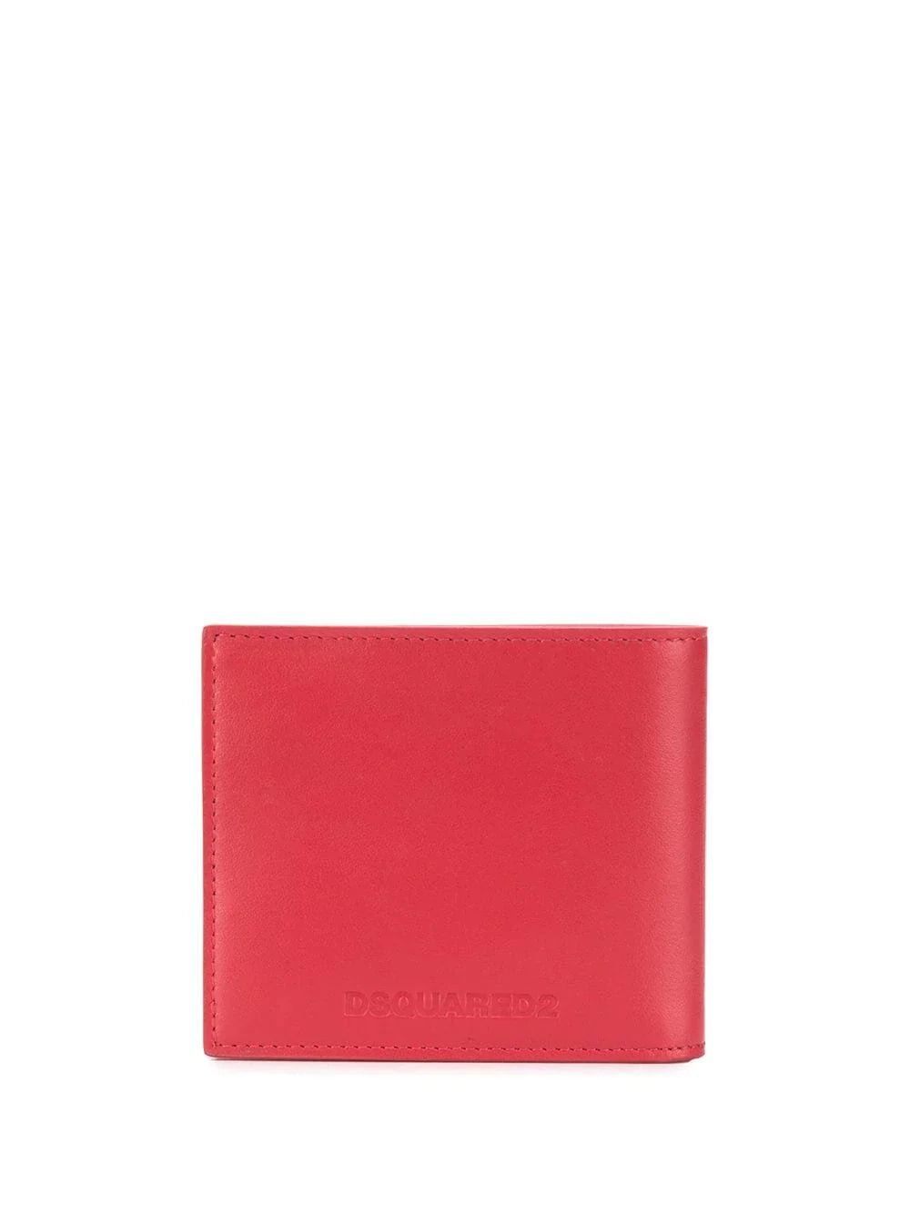 DSQUARED2 MIRROR LOGO RED WALLET