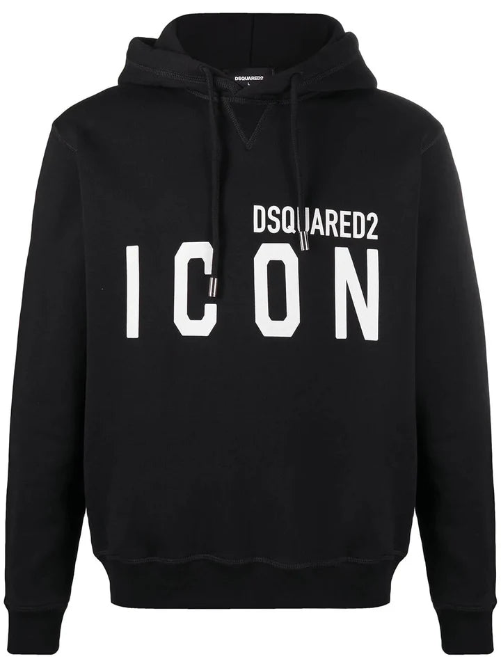 DSQUARED2 BIG ICON BLACK HOODIE