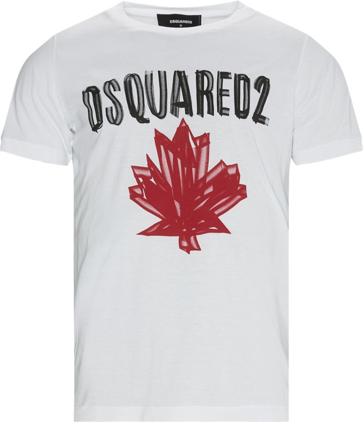 Dsquared2 Red Leaf T-shirt