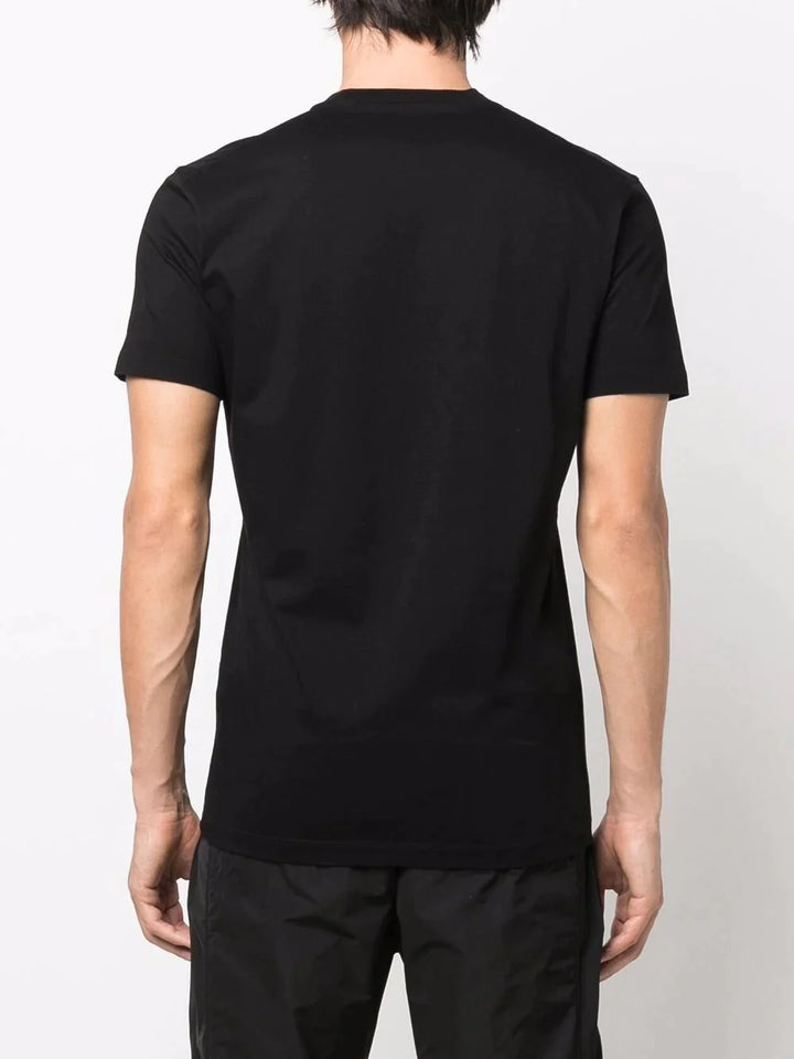 DSQUARED2 SPLATTERED T-SHIRT BLACK