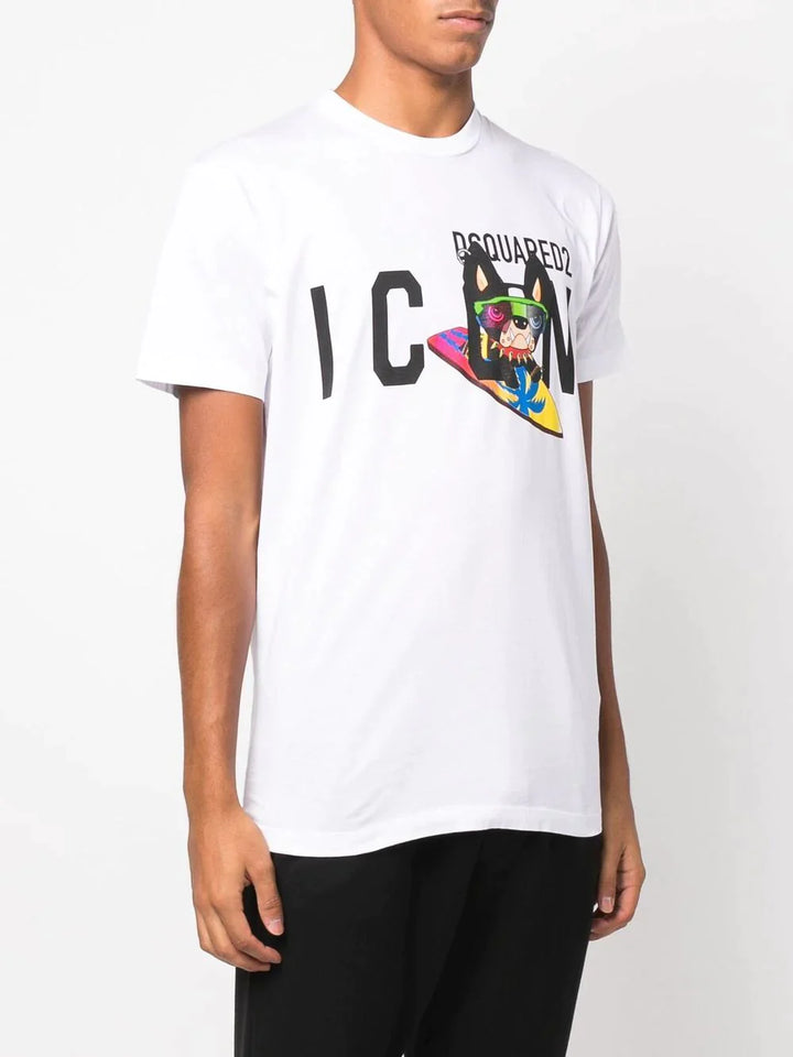 DSQUARED2 CIRO DOG-PRINT T-SHIRT