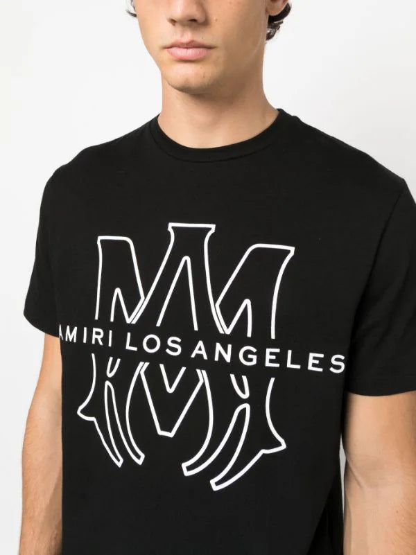 AMIRI LOS ANGELES BLACK T-SHIRT