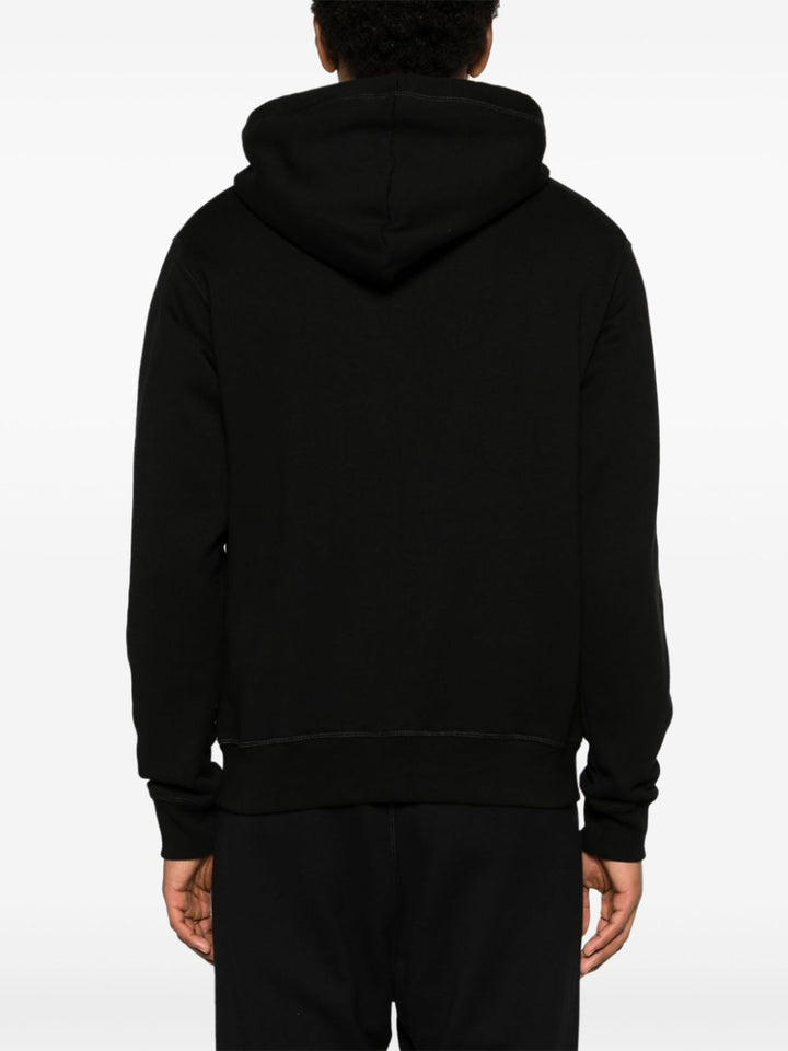 DSQUARED2 Icon Scribble-print cotton hoodie