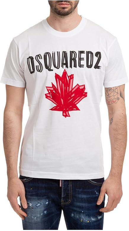 Dsquared2 Red Leaf T-shirt