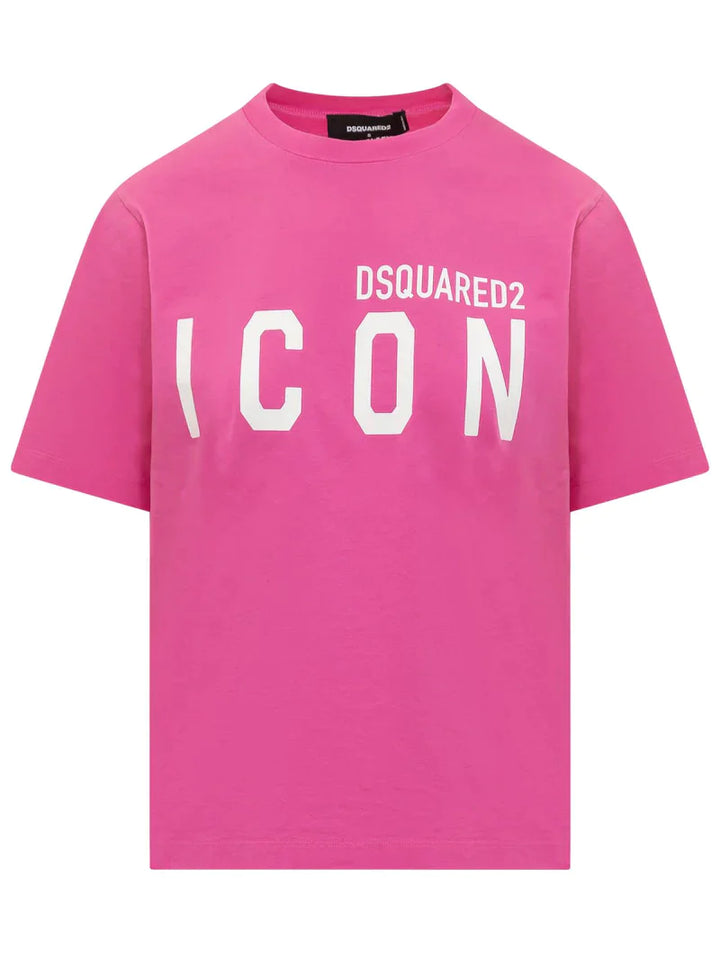 DSQUARED2 PINK ICON T-SHIRT