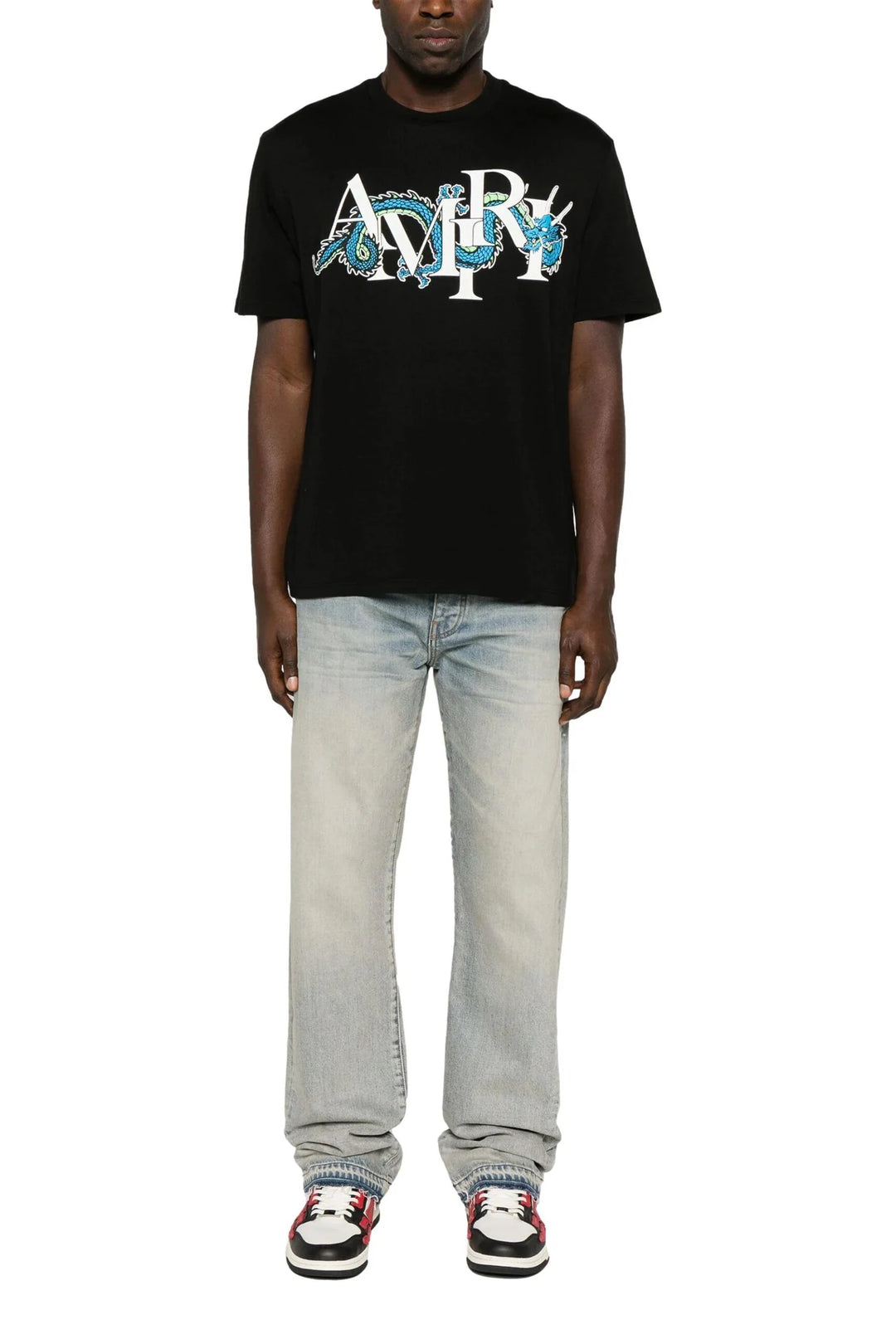 AMIRI BLUE DRAGON T-SHIRT