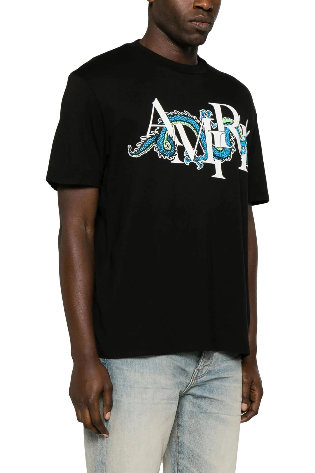 AMIRI BLUE DRAGON T-SHIRT