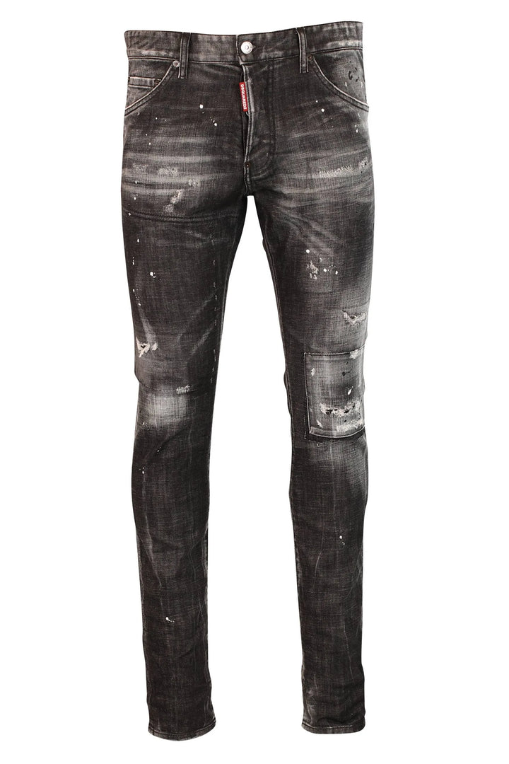 Dsquared2 Black Jeans painted