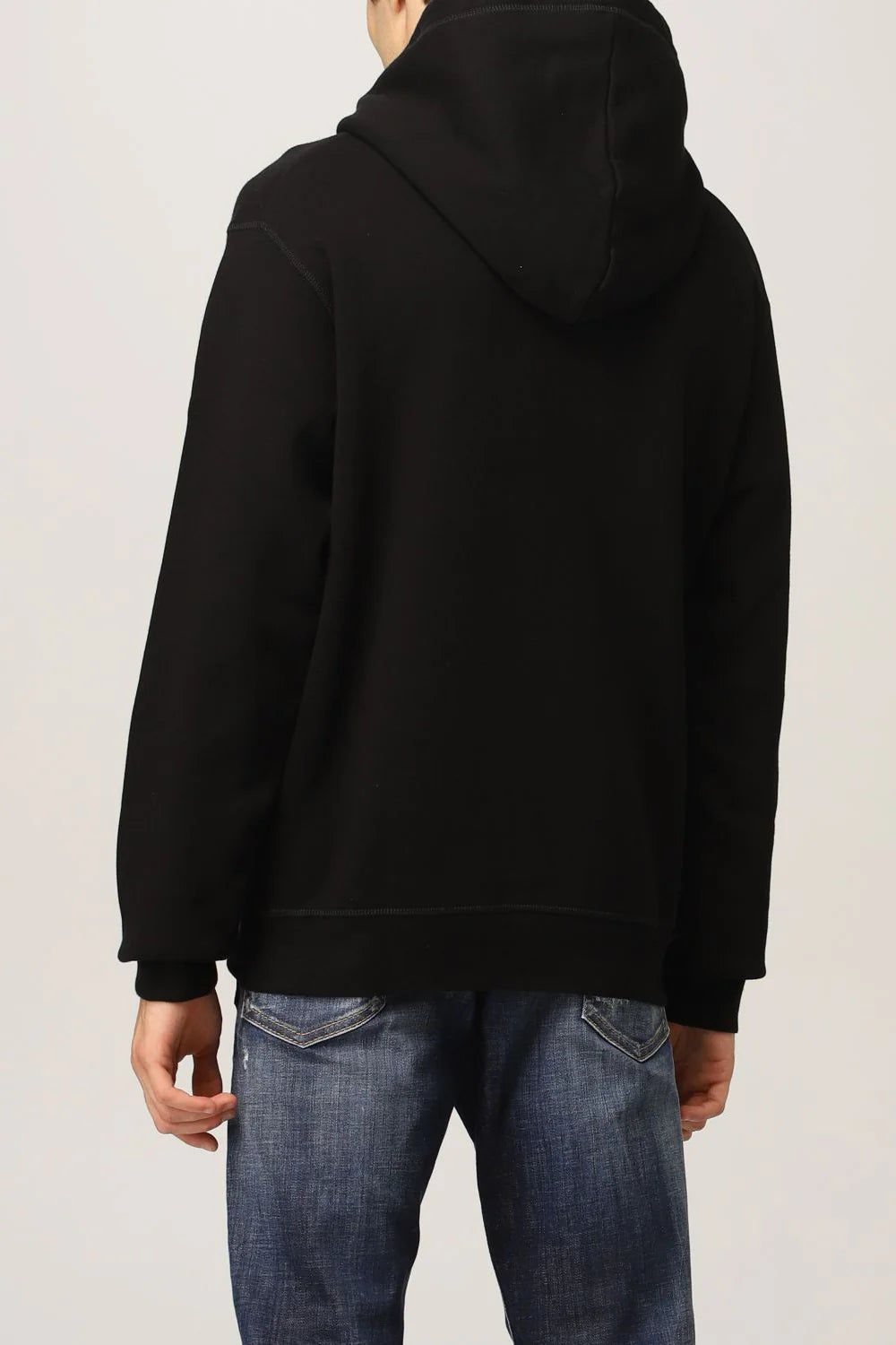 Dsquared2 black tape hoodie