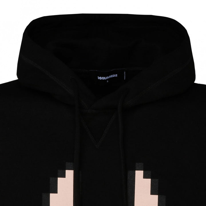 Dsquared2 pixel dog hoodie