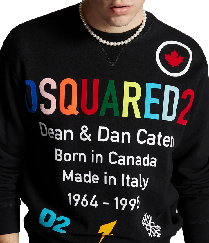 dsquared2 rainbow sweatshirt