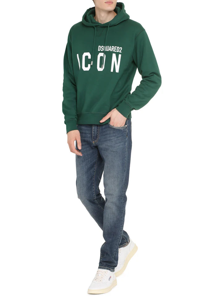 DSQUARED2 GREEN HOODIE