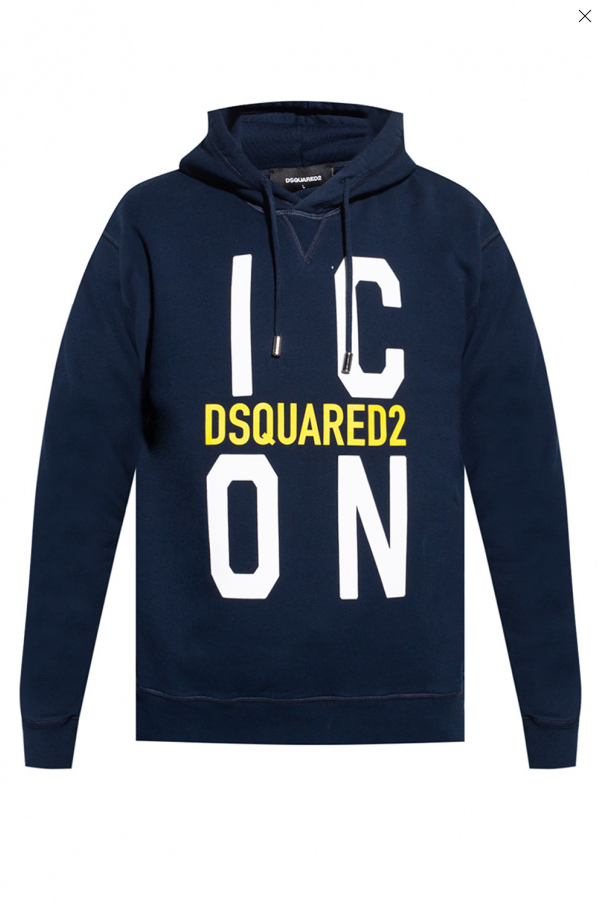 DSQUARED2 NAVY BLUE HOODIE