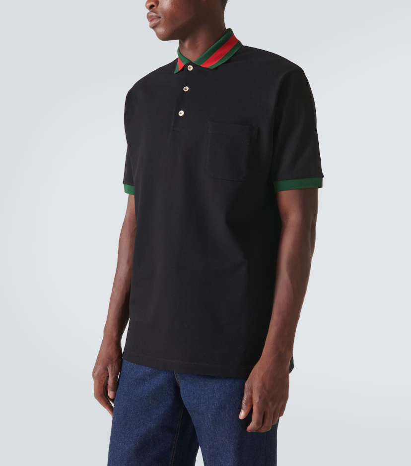 Gucci polo dark blue t-shirt