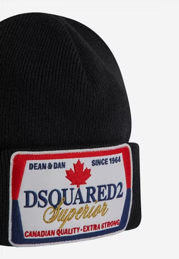 Dsquared2 Superior Patched beanie