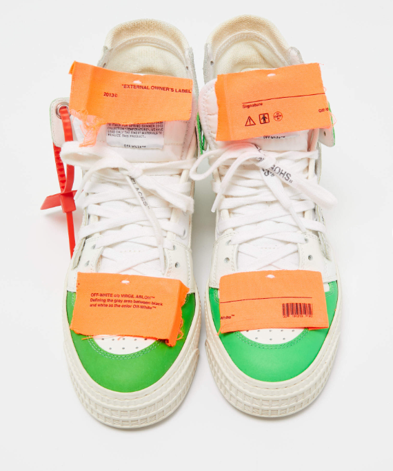 off-white court 3.0 white green