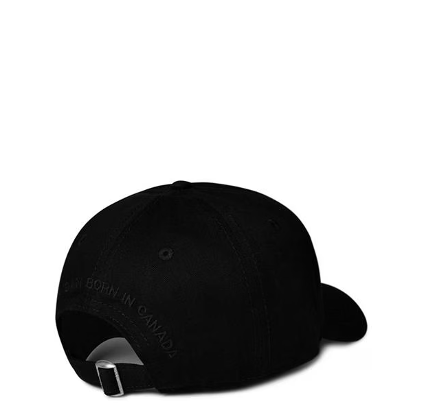 DSQUARED2 CANADA FLAG BLACK CAP