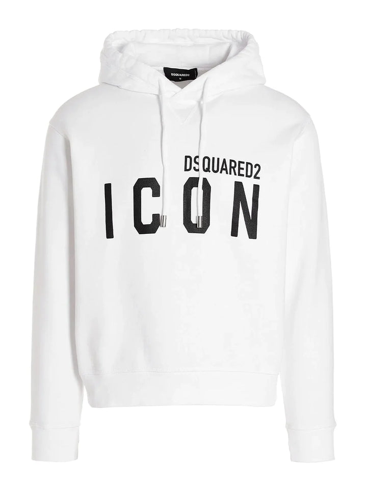 DSQUARED2 BIG ICON WHITE HOODIE