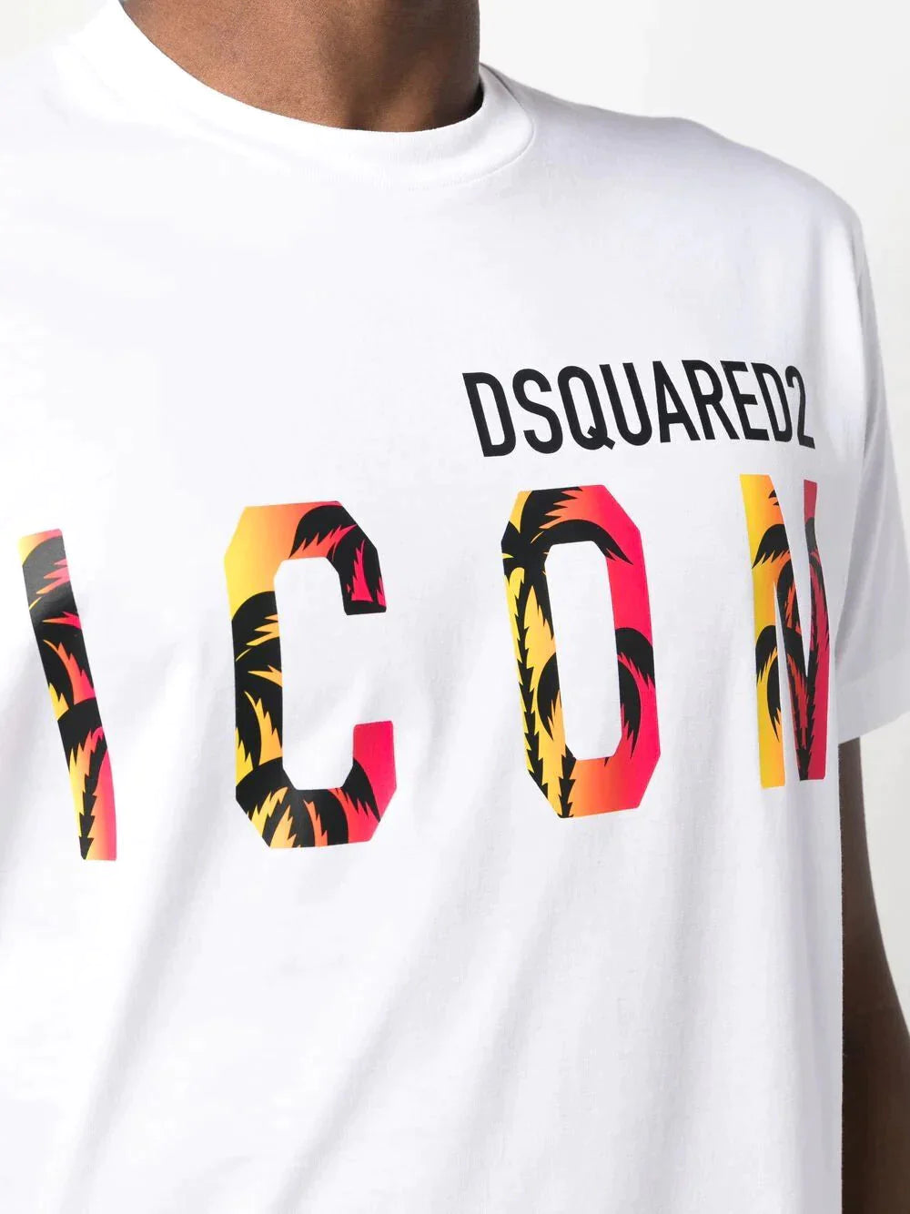 DSQUARED2 TROPICAL T-SHIRT WHITE